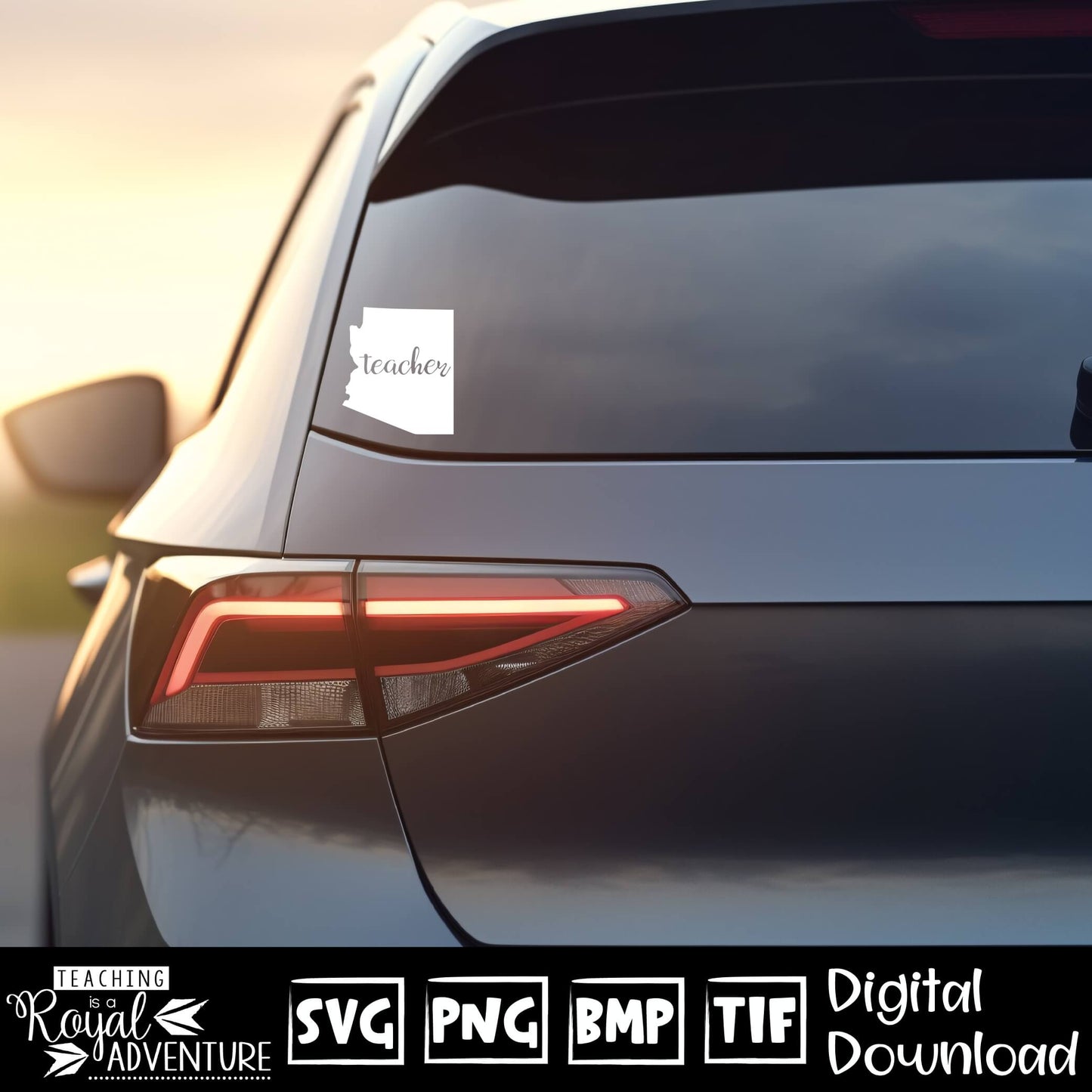 Arizona Teacher SVG, teacher Svg, teacher state Svg, teacher shirt Svg, teacher Png, Digital Download Files, Sublimation Designs