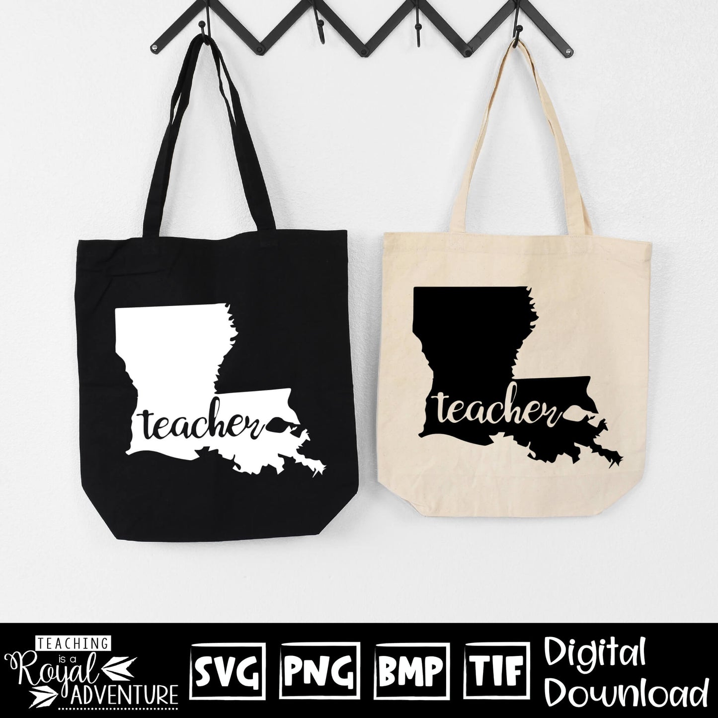 Louisiana Teacher SVG, teacher Svg, teacher state Svg, teacher shirt Svg, teacher Png, Digital Download Files, Sublimation Designs