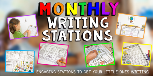 Monthly Writing Stations