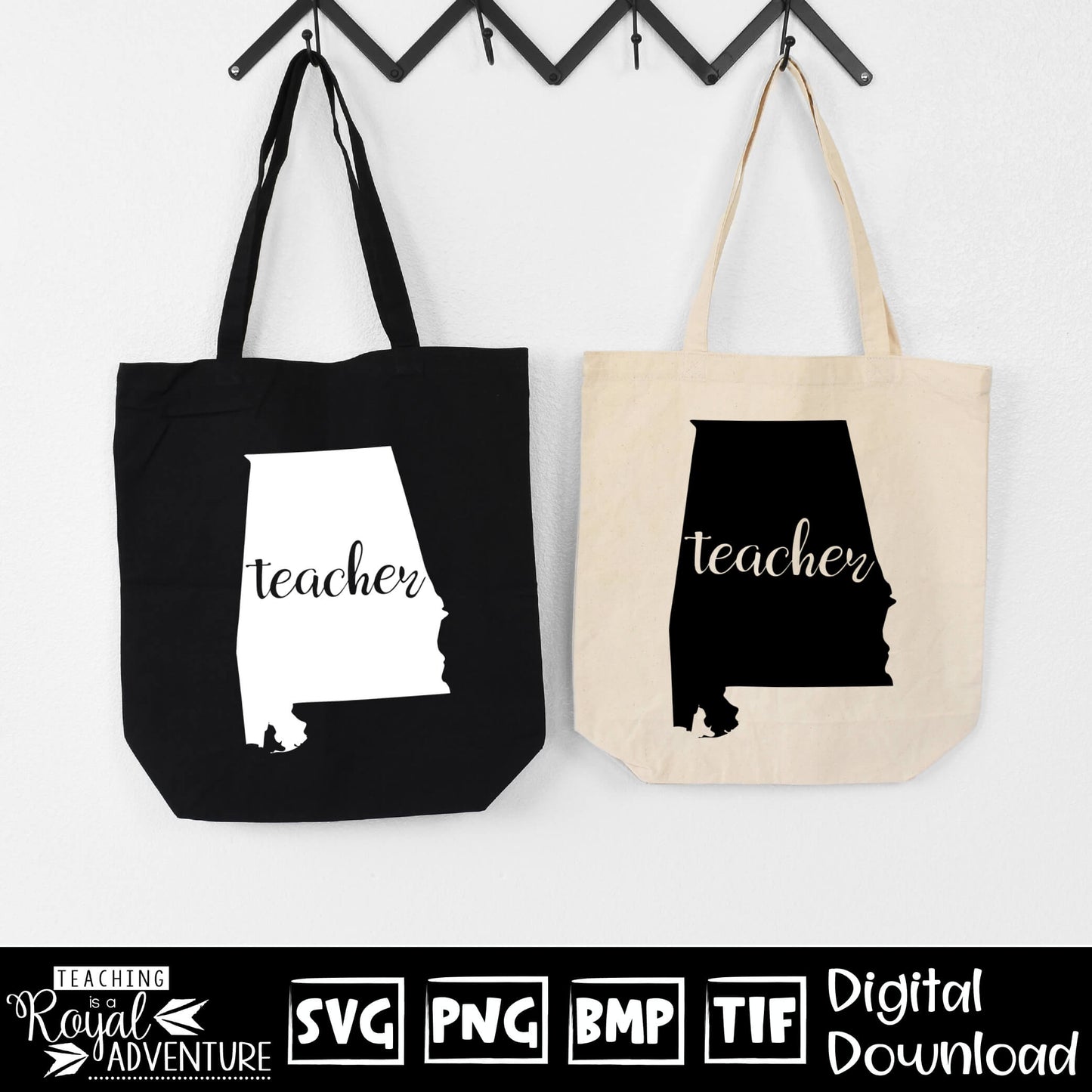 Alabama Teacher SVG, teacher Svg, teacher state Svg, teacher shirt Svg, teacher Png, Digital Download Files, Sublimation Designs